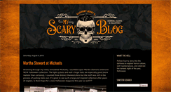 Desktop Screenshot of myscaryblog.com