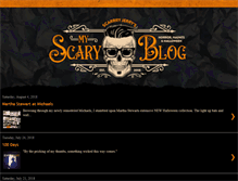 Tablet Screenshot of myscaryblog.com